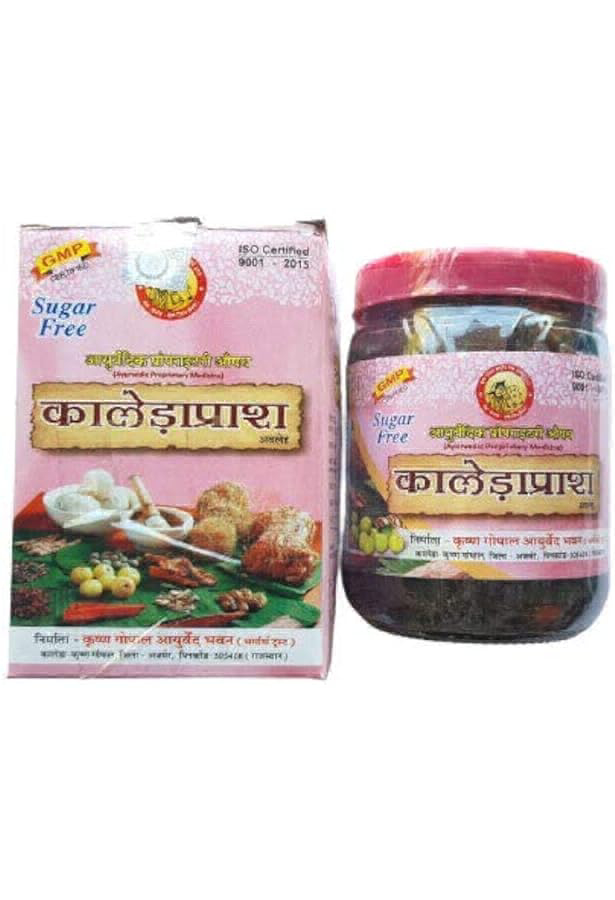 KRISHNA GOPAL AYURVED BHAWAN, KALERA KALEDAPRASH SUGAR FREE CHYVANPRASH कालेड़ाप्राश ( - 500gm