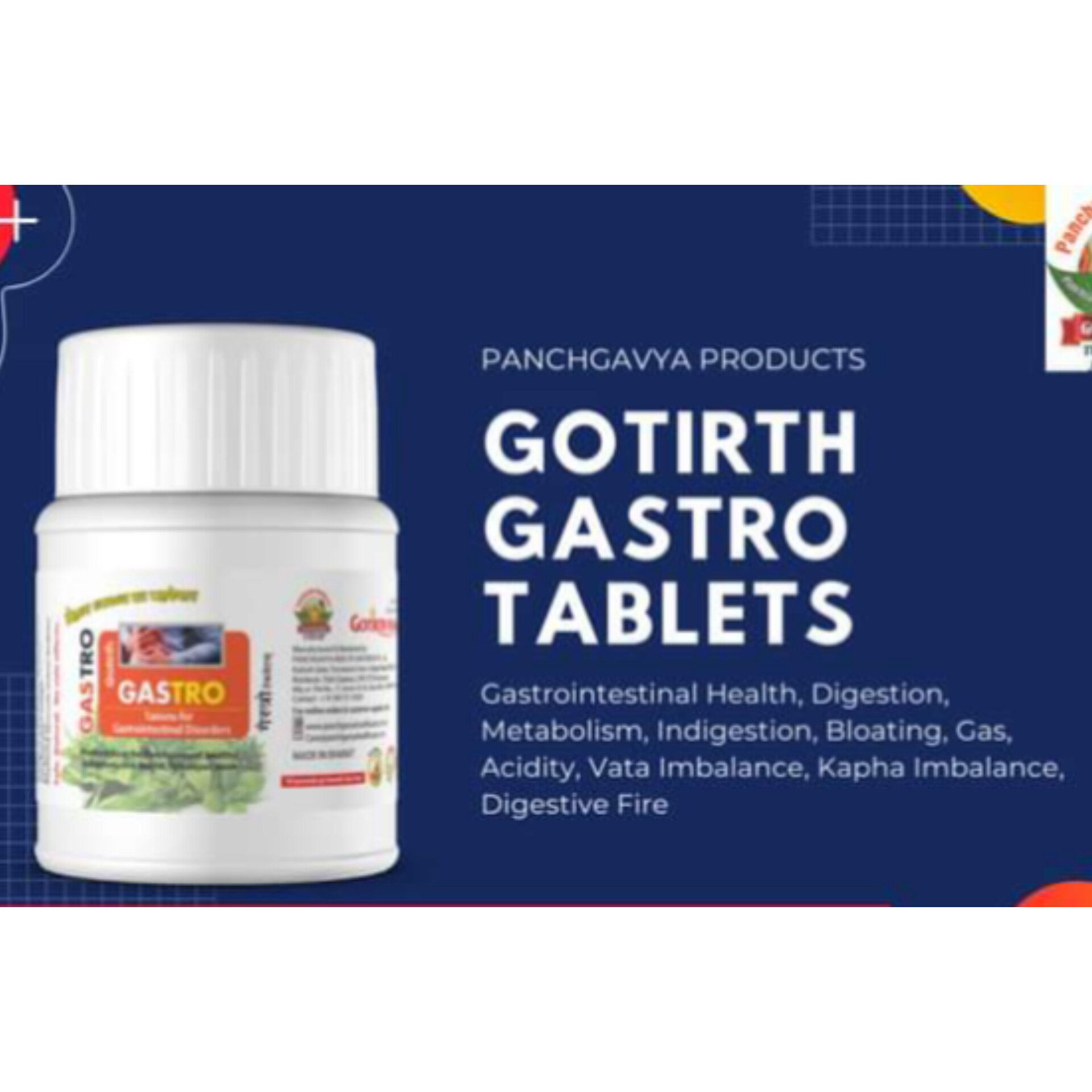 GOTIRTH GASTRO गैस्ट्रो (उदर रोग हर) - Liquid 400ml+Tablet 40pc