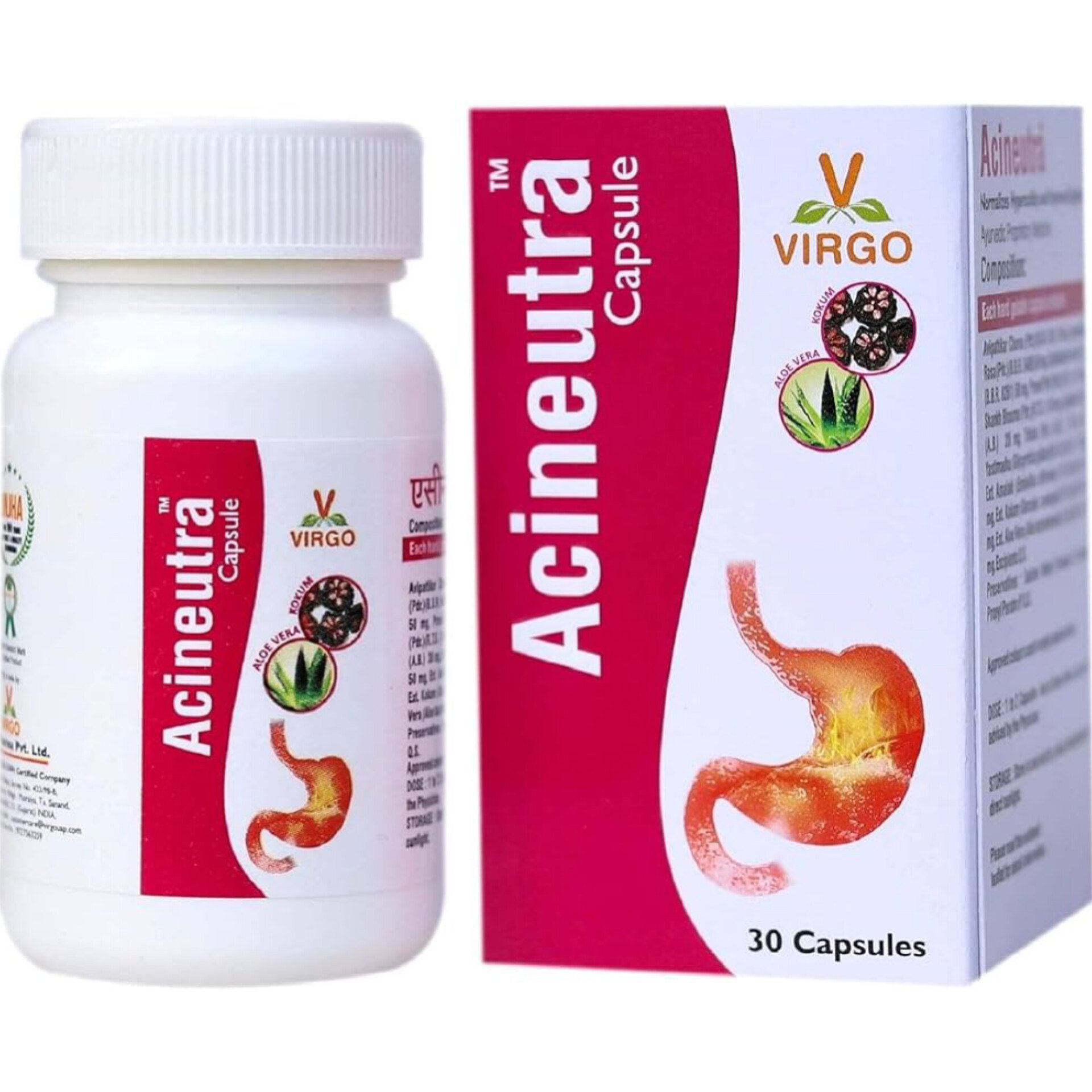 VIRGO UAP PHARMA ACINEUTRA CAPSULE एसीन्यूट्रा कैप्सूल - 30 CAPSULE