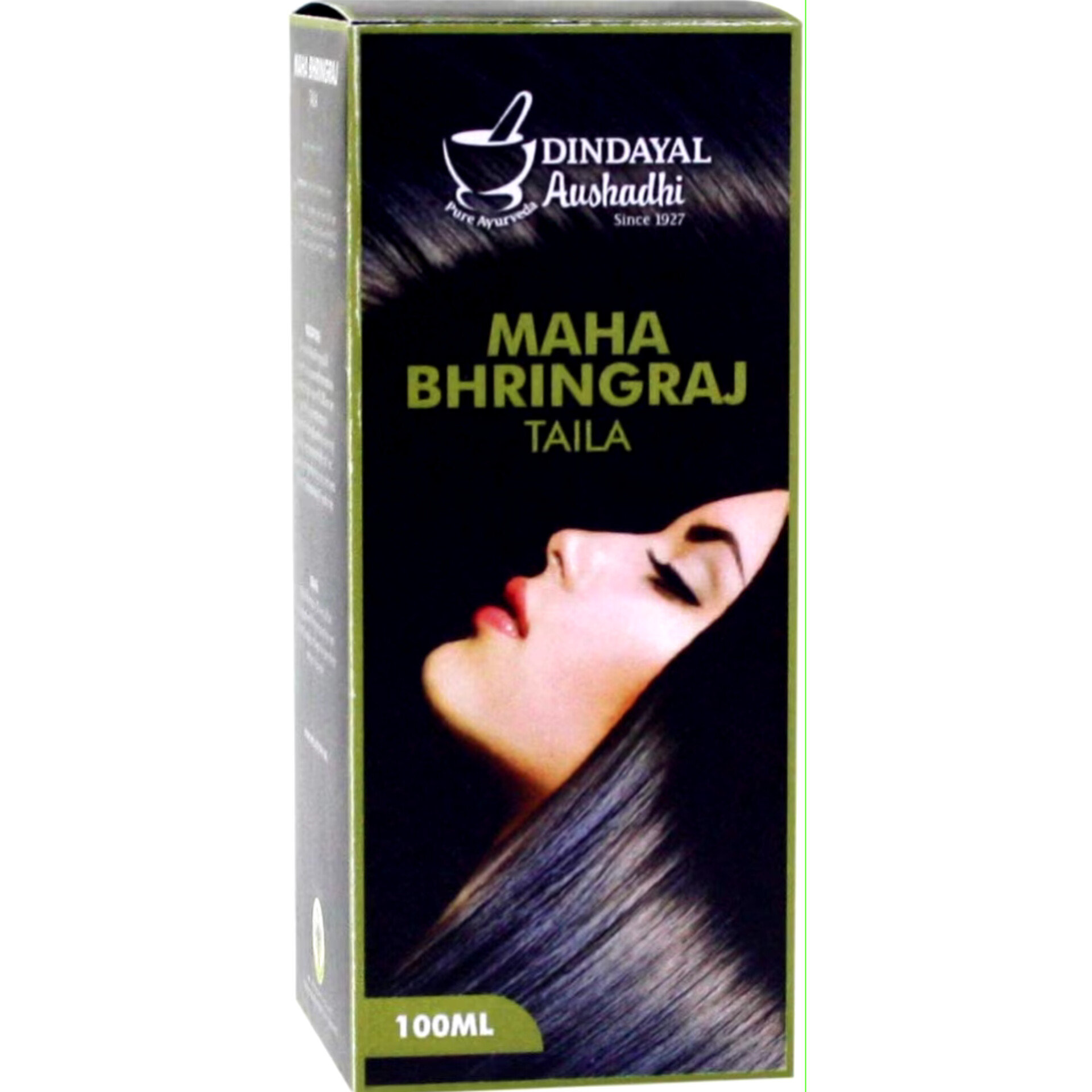 DINDAYAL AUSHDHI MAHA BHRINGRAJ TAILA for HAIR - 100ml X 2Pack