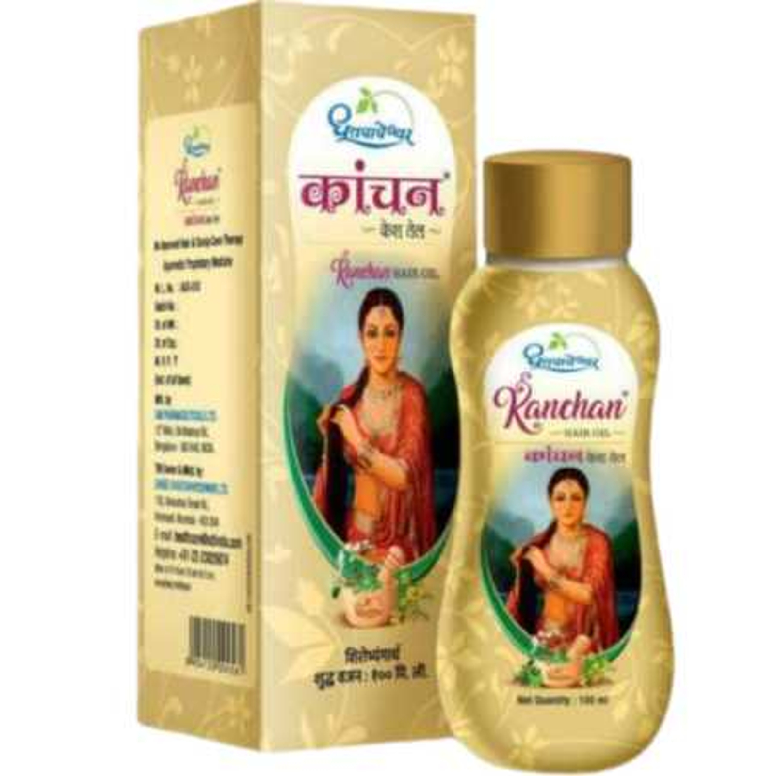 DHOOTPAPESHWAR Kanchan Hair Oil कांचन हेयर ऑयल - 100ml