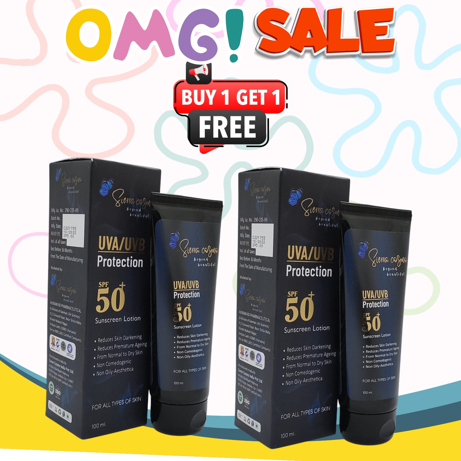 SIERRA COSMO SPF 50 (BUY 1 BET 1 )