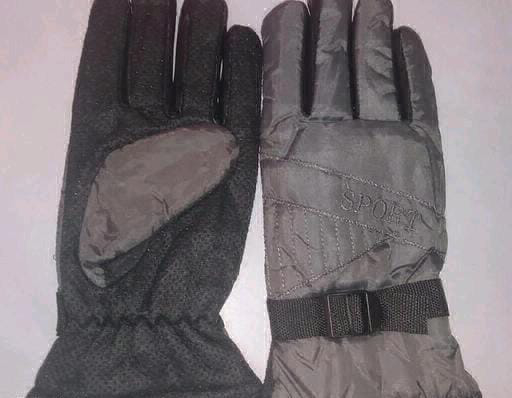 Woolen Winter Gloves  - Gray