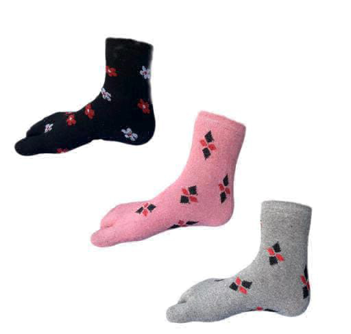 Girls Embroidery Socks Combo Pack  - 3