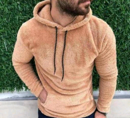 Woolen Hoodie  - Brown, M