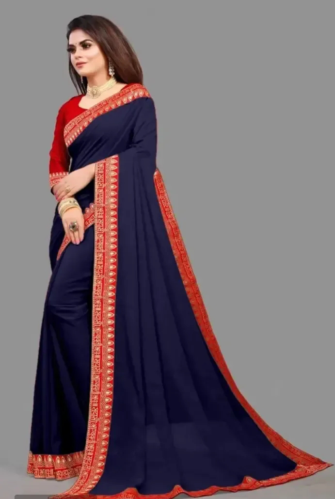 Beautiful Shobhagayawati Saree  - Navy Blue