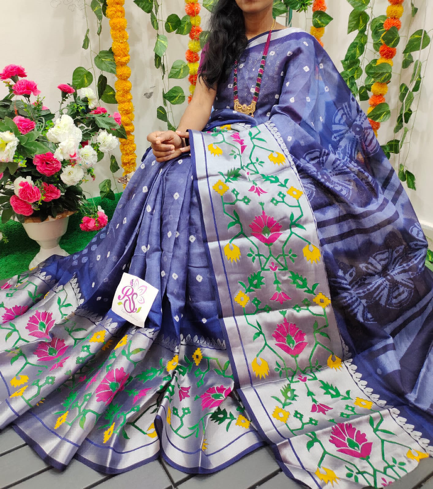 Beautiful Silk Saree - Blue