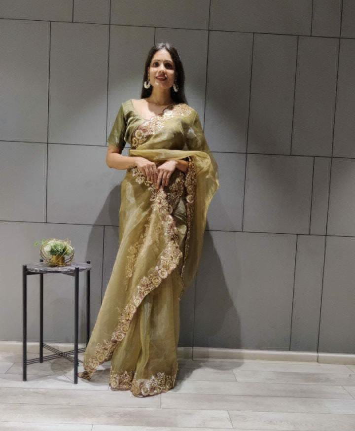 Pure Organza Silk Saree