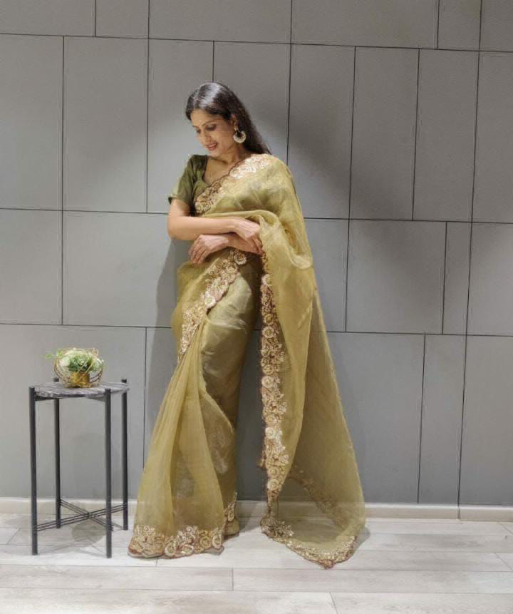 Pure Organza Silk Saree