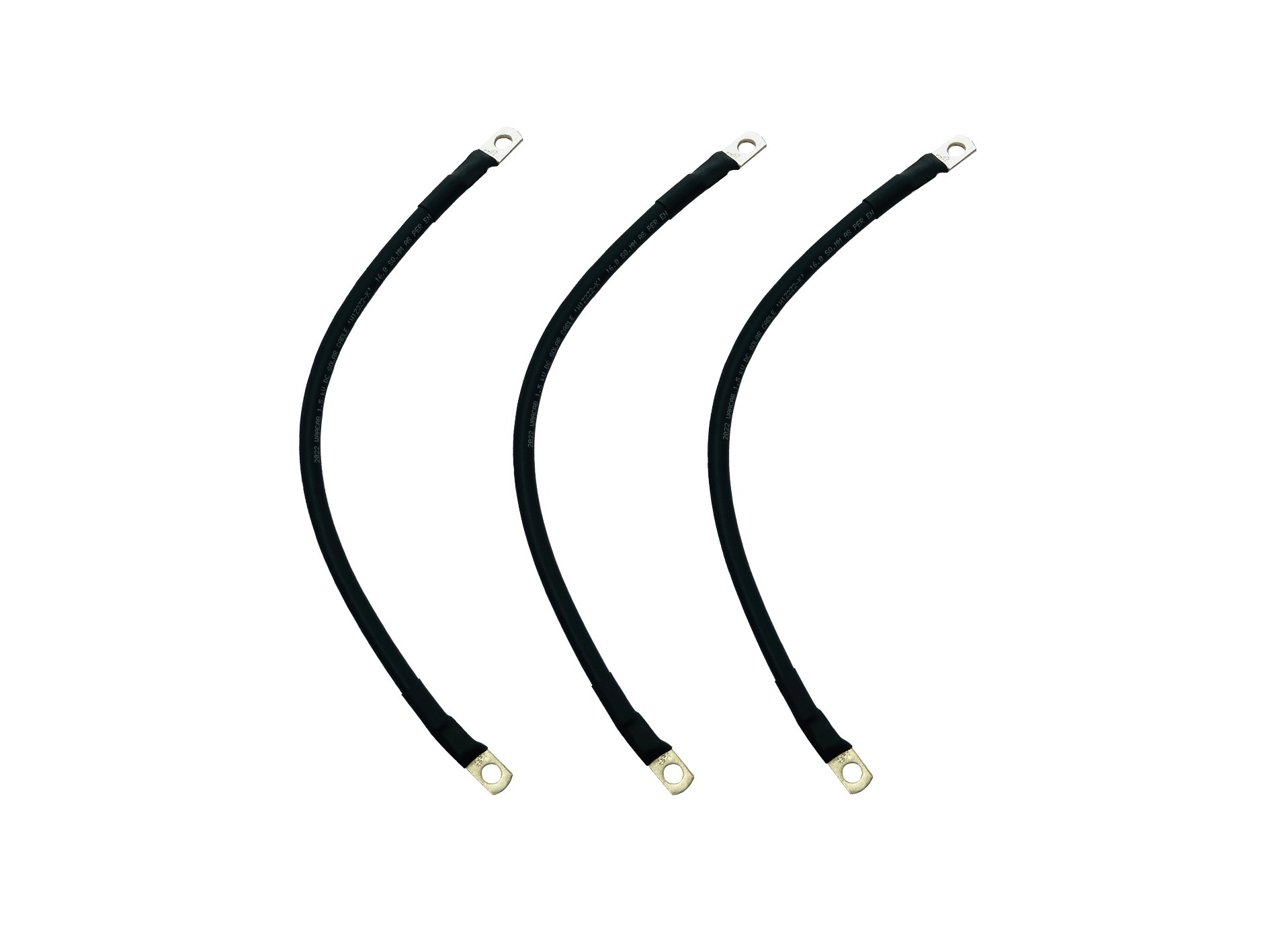 25 Sq. MM DC Battery Connecting Cable with Ring Lugs