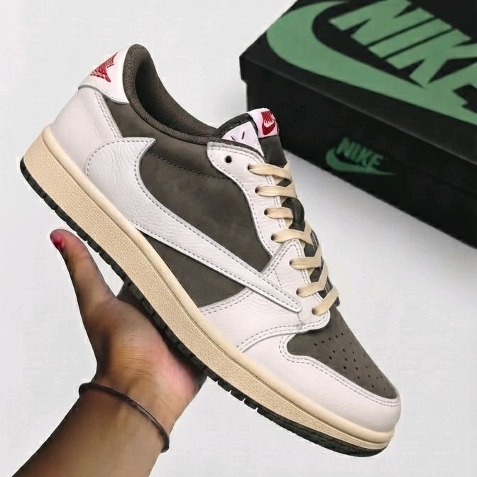 Nike Air jordan 1 X Travis Scott Reverse Mocha (First Copy)