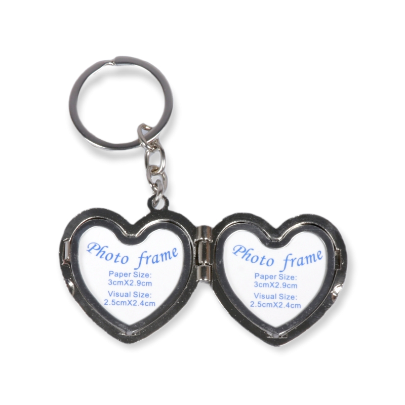 Itsmyway Metal Heart Photo Frame Keyring