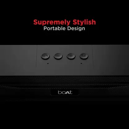 boAt Aavante Bar 500 / 503 / 508 10 W Bluetooth Soundbar  (Premium Black /Midnight Black / Pitch Black, 2.0 Channel)