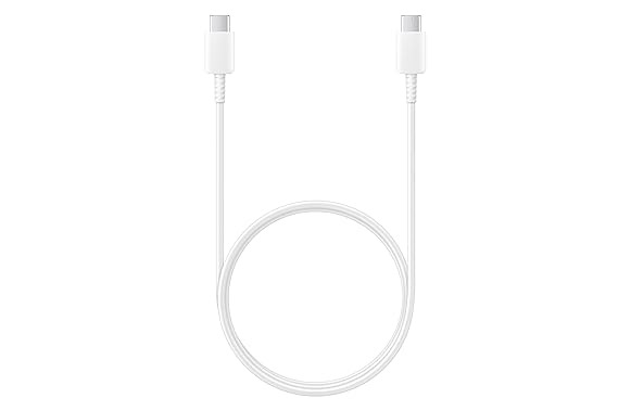 Samsung Original Type C to C Cable - 3.28 Feet (1 Meter) Compatible with Smartphone,White