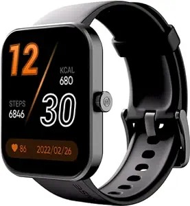 Noise ColorFit Pulse 2: 1.8" Biggest Display Smart Watch, 550 NITS Brightness, Sleek Metallic Body, HR, Sleep & Spo2 Monitoring, Upto 10 Days Battery Life, Calls & SMS Reply - Jet Black ( Open box ) 