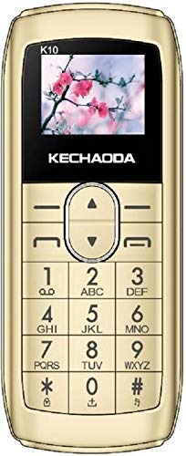 (  open box ) Kechaoda K10 Finger Sized –Bluetooth Phone, Single Sim, 0.66 Inch Display, 300mah Battery, Bluetooth Dialler, Wireless FM (Gold)