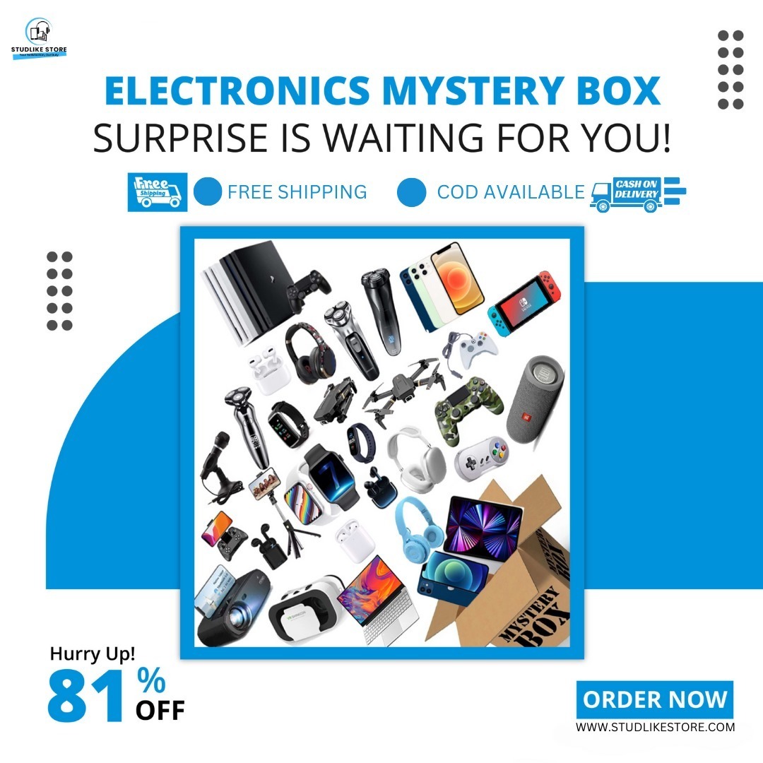 Electronics Mystery Box – Free shipping 