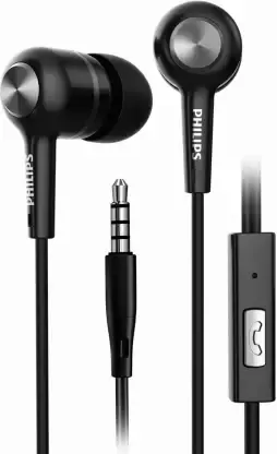 ( open box ) PHILIPS SHE1505BK/94 Rich Bass Wired Headset  (Black, In the Ear)