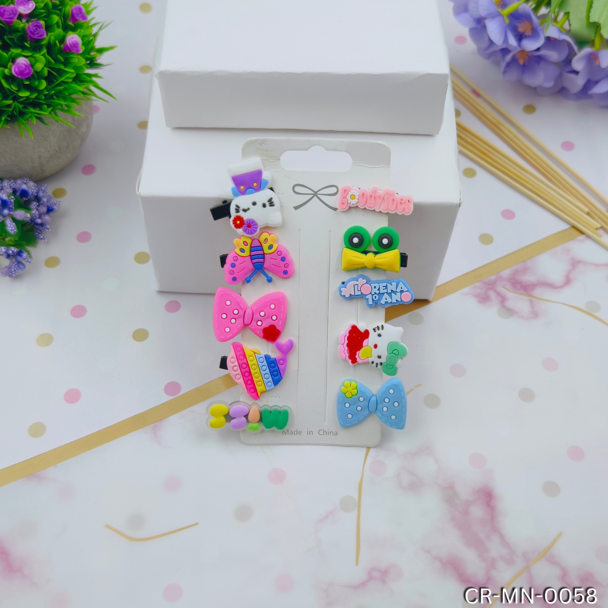 KANAF ( SET 0F 10 | RANDOM & MIX ) Enchanted Fanciful Delights Alligator Hair Pin Assortment - Whimsical Mix and Match Collection for Little Fashionistas