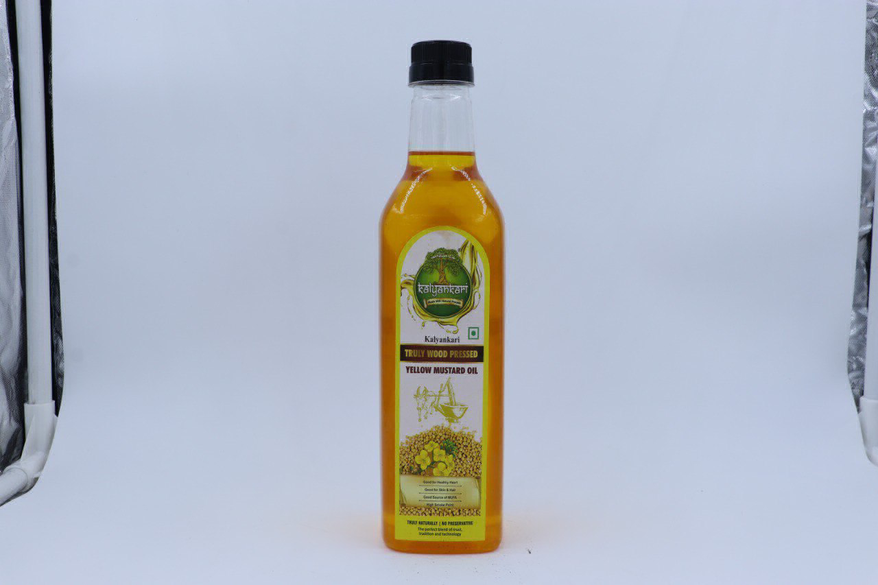 Yellow mustard wood pressed oil - 5 Ltr