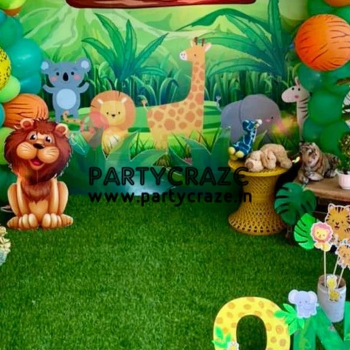 Jungle Theme  Kids Birthday Decor 48