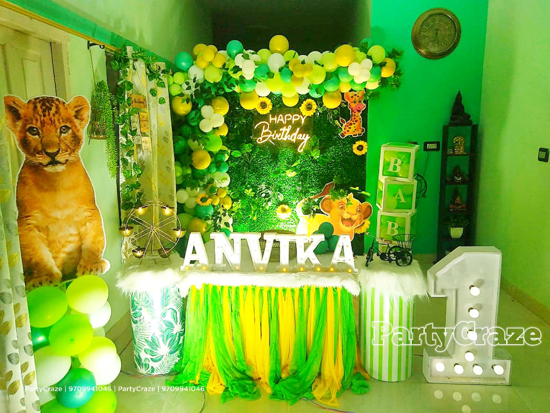 Jungle Theme  Kids Birthday Decor 92