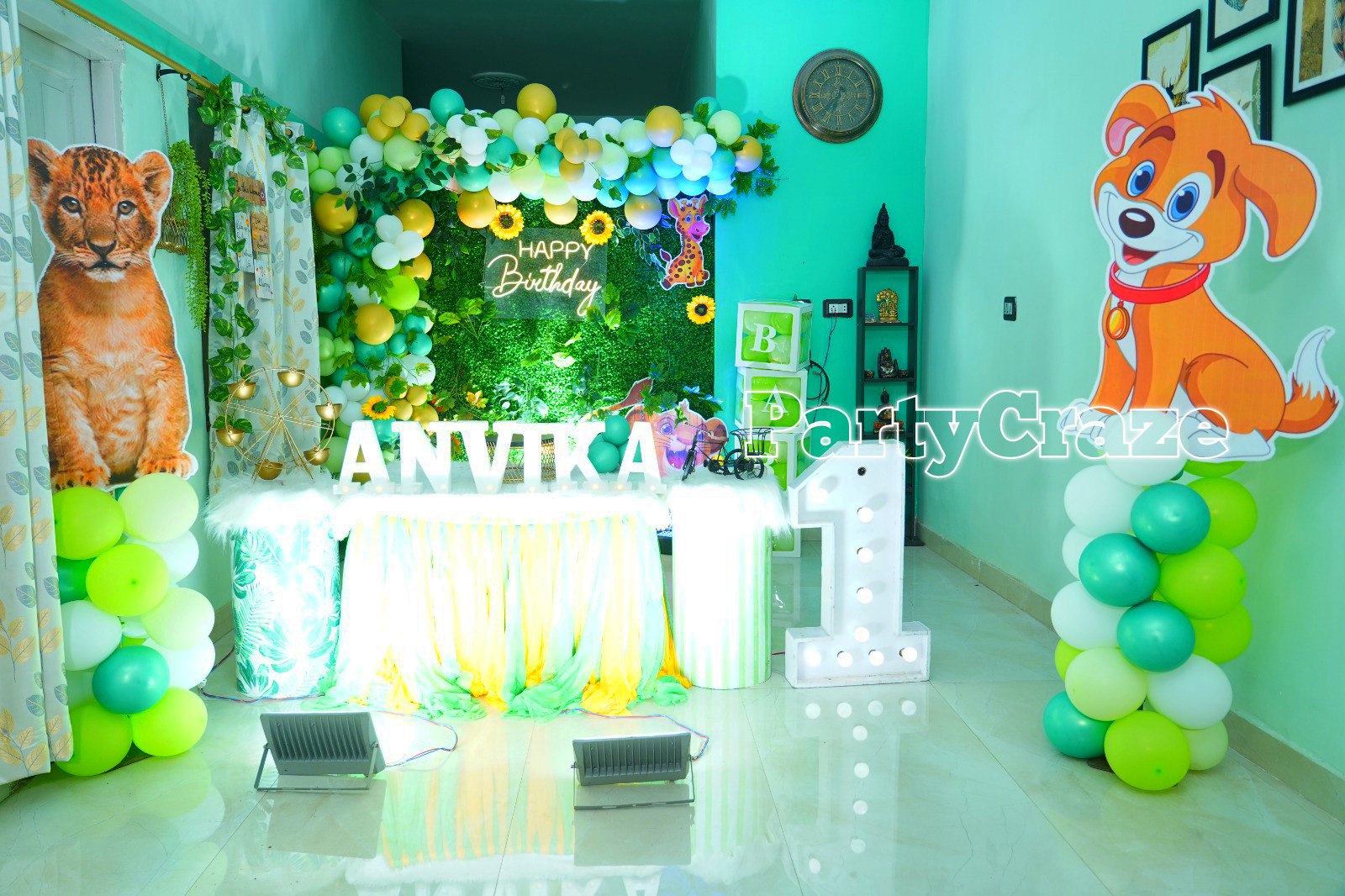 Jungle Theme  Kids Birthday Decor 92