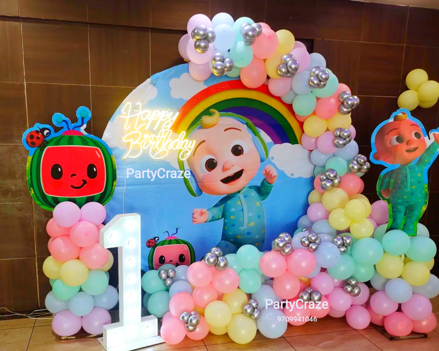 Cocomelon Theme  Kids Birthday Decor 114