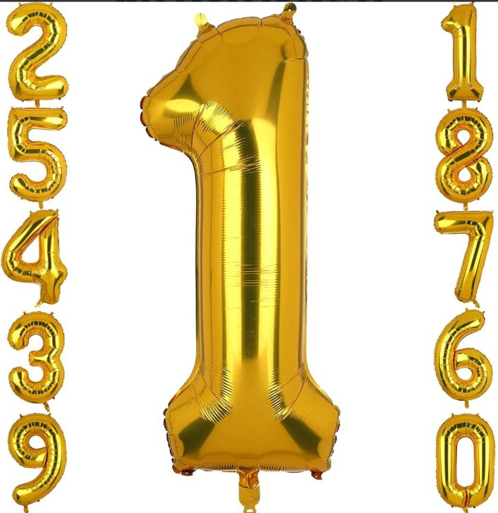 Number Letter Foil 