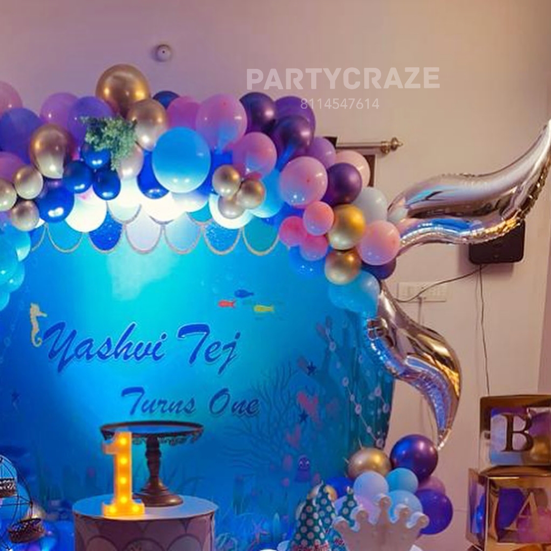 Mermaid Theme  Kids Birthday Decor 162