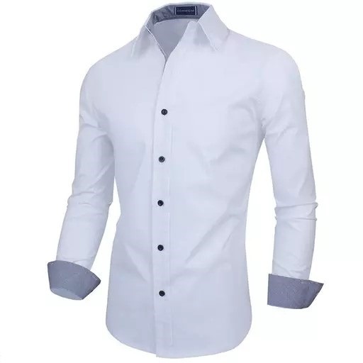 LEVONTA Men Regular Fit Solid, Self Design Casual Shirt Mo - M