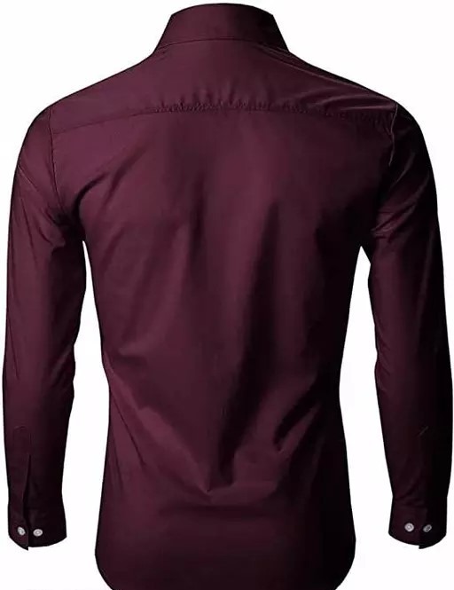 LEVONTA Men Regular Fit Solid, Self Design Casual Shirt Mo - L