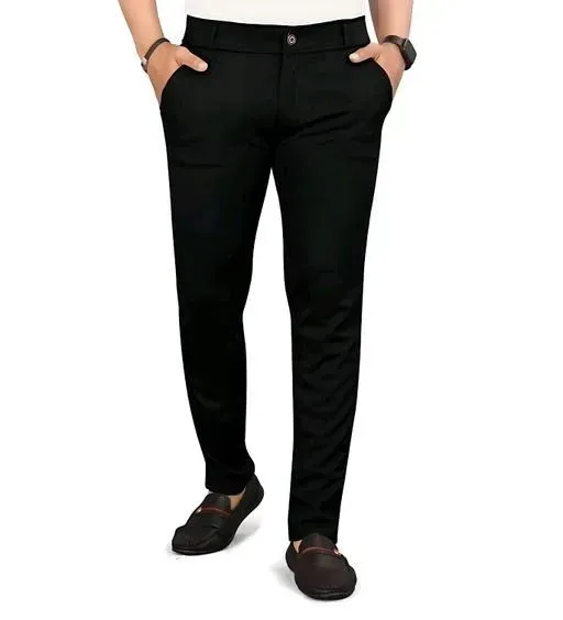 It's a double twill lycra stretchable pants for traveling, sports and daily. It's not Cotton formal Pant Mo - 36