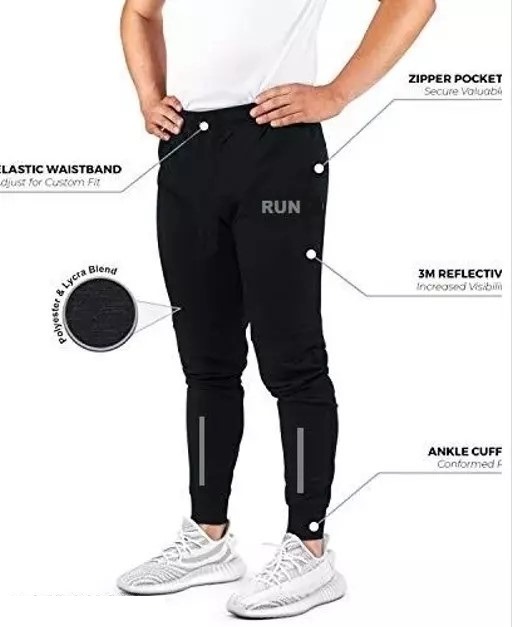 Jogger Track Pant Lower Short For Men Black Mo - 34