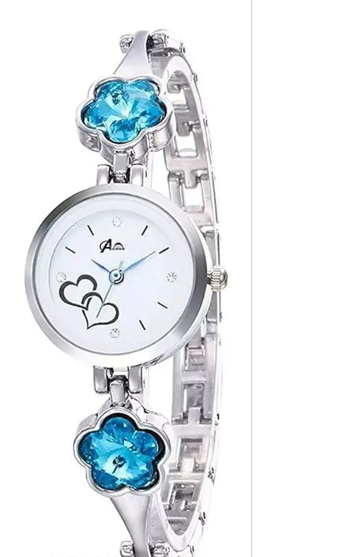 Premium Luxury Analog Girl's Watch (COMBO PACK OF 2) Mo - Free Size