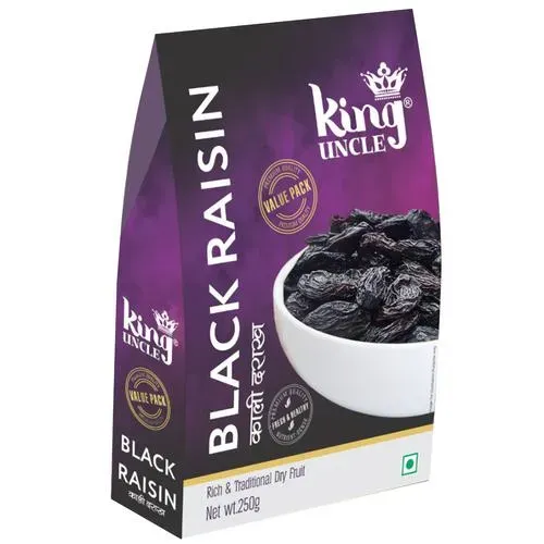 King Uncle Black Raisins 250gm