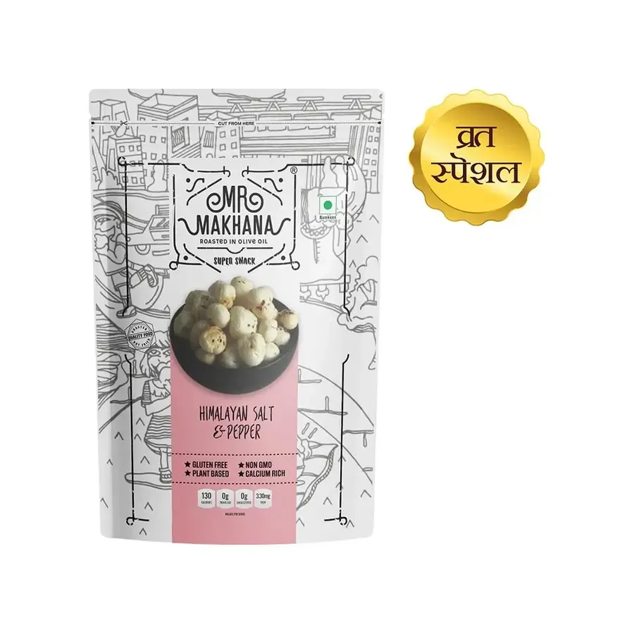 MR Makhana Himalayan Salt & Pepper 60g