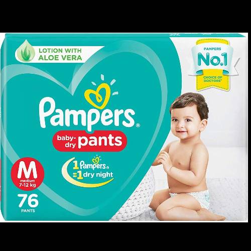 Pampers Medium M - 58 Diapers