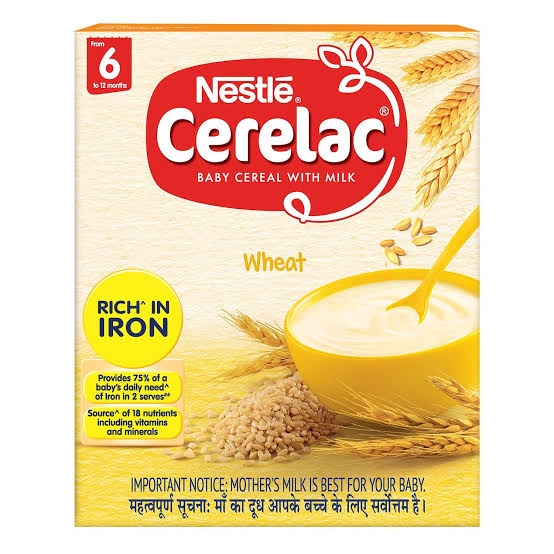 Nestle Cerelac From 6 To 12 Months  - Wheat, 300g