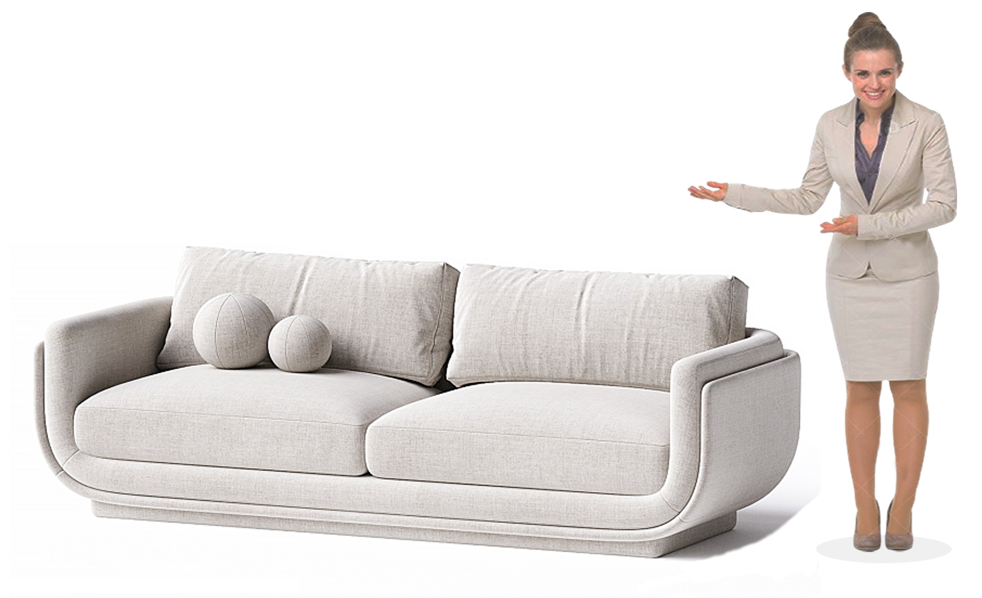 Boatarm Sofa - 2 Seater