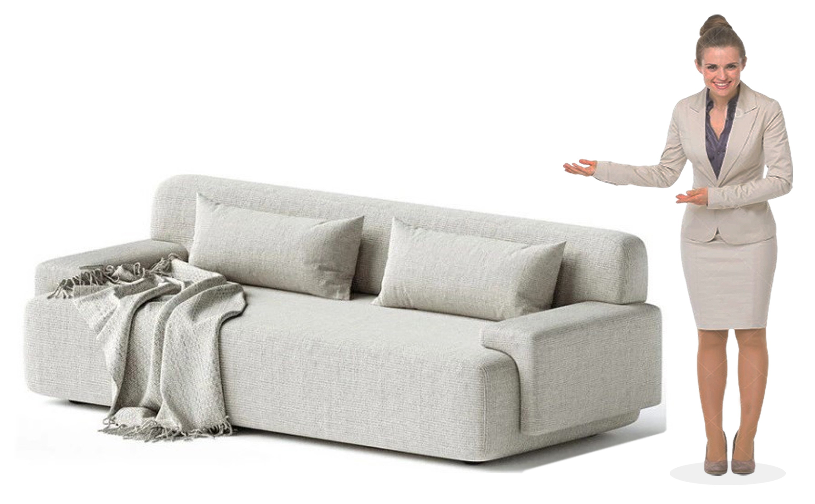 Just Pugge Sofa - 2 Seater