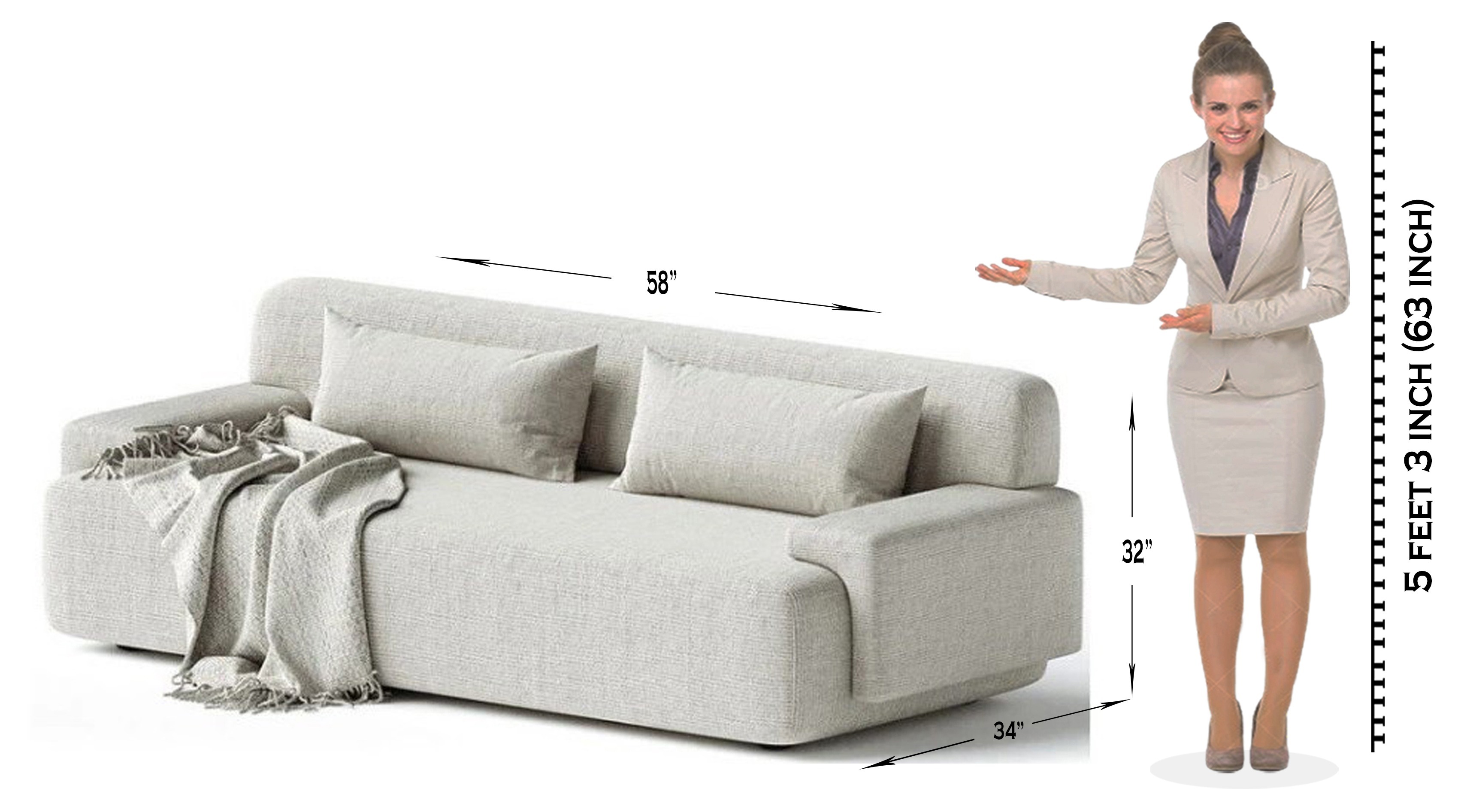 Just Pugge Sofa - 2 Seater