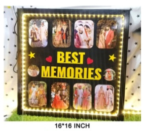 Create Your Own  Best Memories Frame  - 16*16 Inch