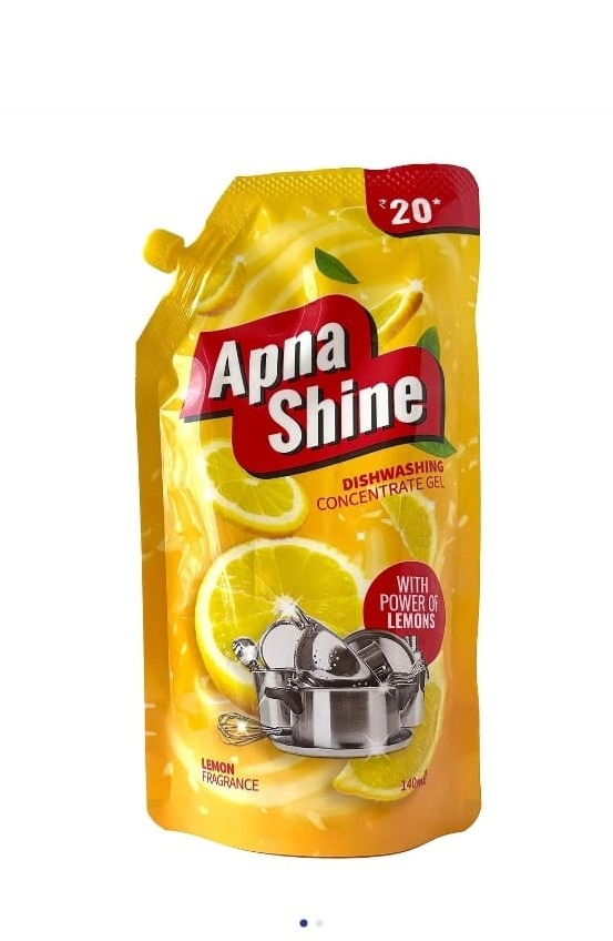 Apna Shine Dishwashing Gel 140ml