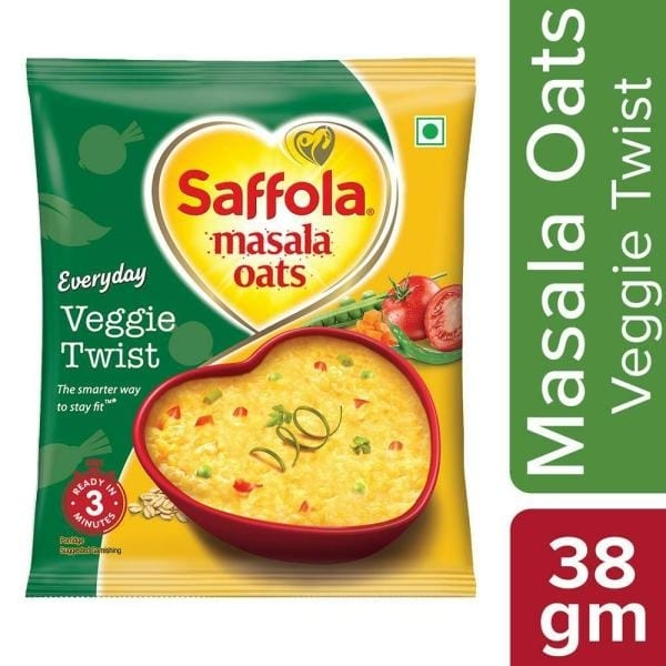 Saffola Masala Oats Veggie Twist 38g