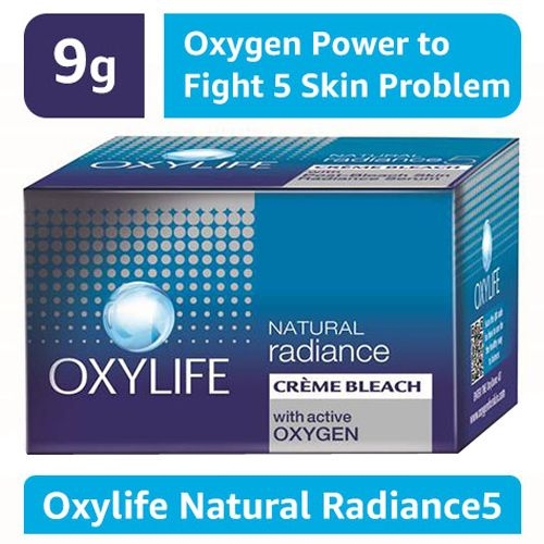 Oxylife Natural Radiance 5 Creme Bleach With Active Oxygen 9g