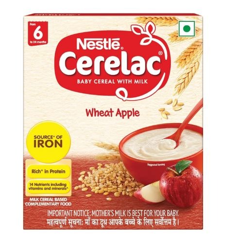 Nestle Cerelac Weat Apple 6 to 24 Momth - 300g