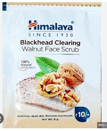 Himalaya Blackhead Clearing Walnut Face Scrub 8g