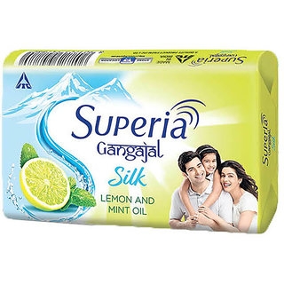 Superia Gangajal Silk Lemon & Mint Soap 4U X 125g