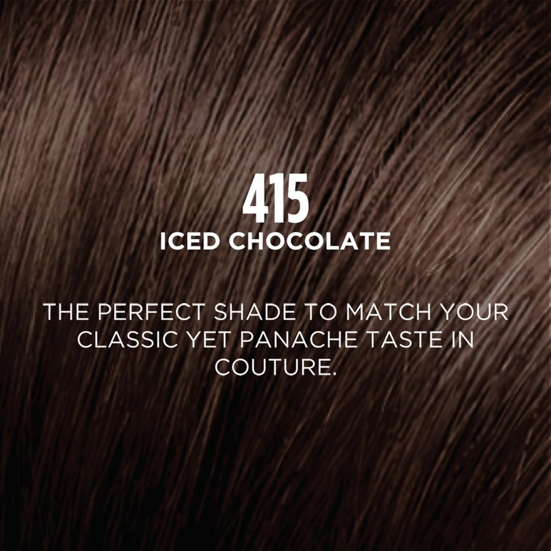 L'oreal Paris L'Oreal Paris Casting Creme Gloss Hair Color , 87.5g+72ml-Iced Chocolate 415